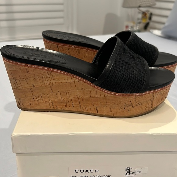 Coach wedges - Picture 1 of 5